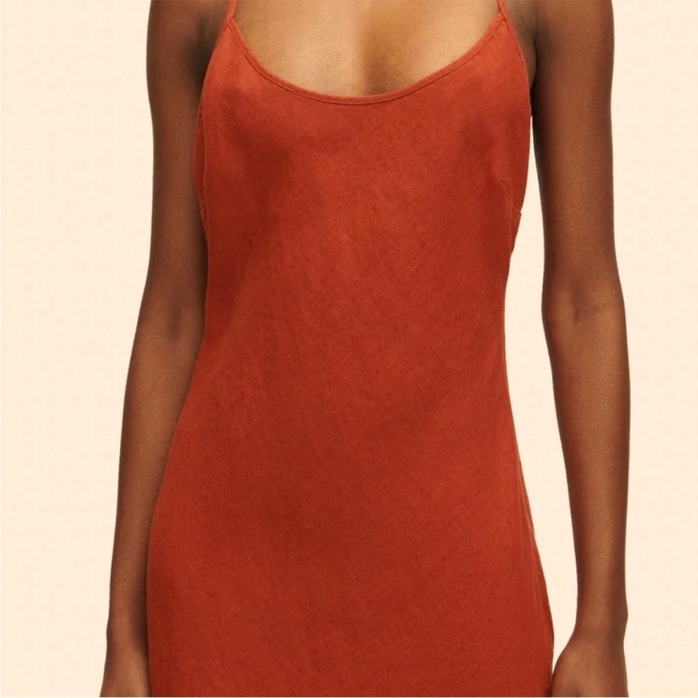 Rachel Comey Wren dress Terracotta 00